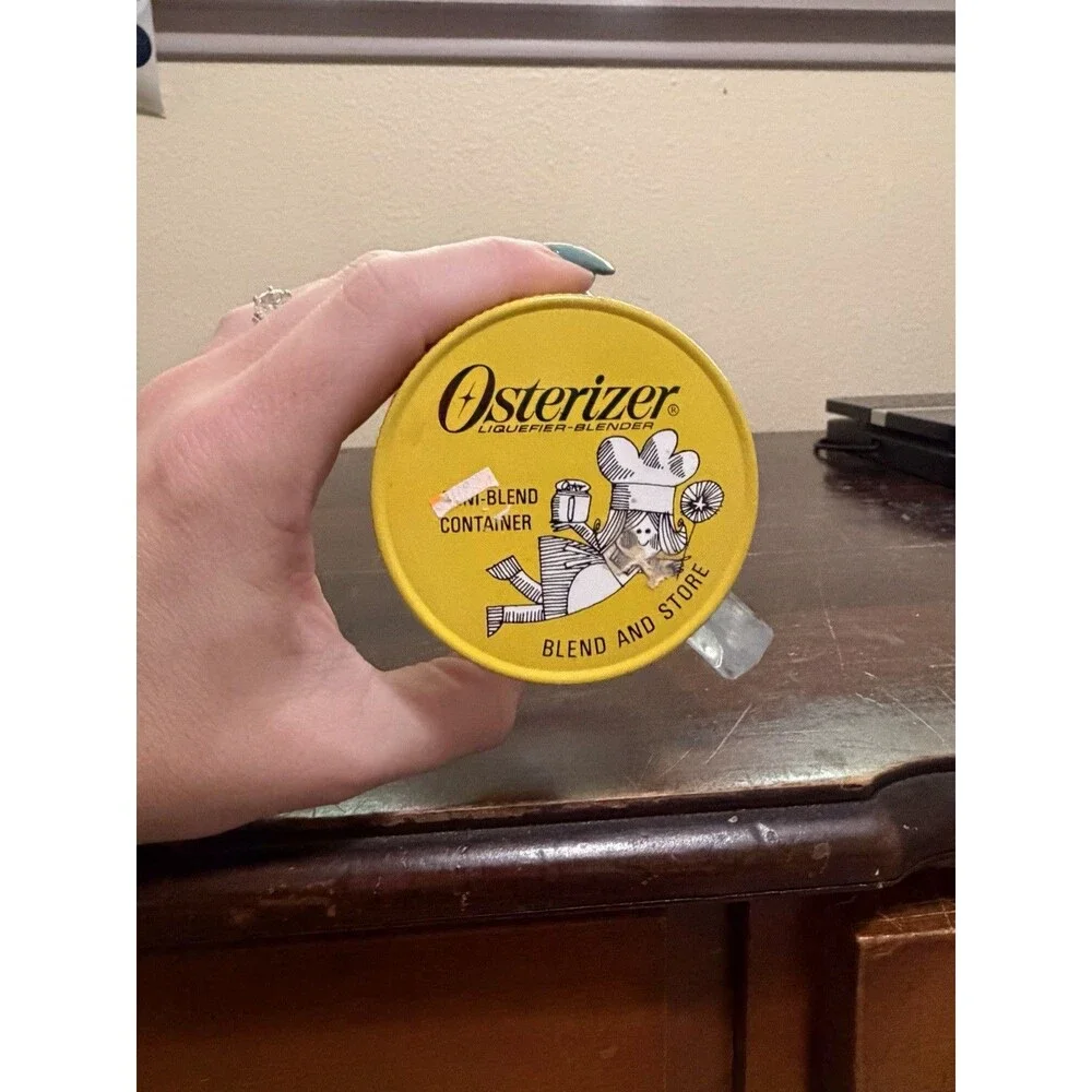 Oster Osterizer Mini Blend Container Yellow Screw Top